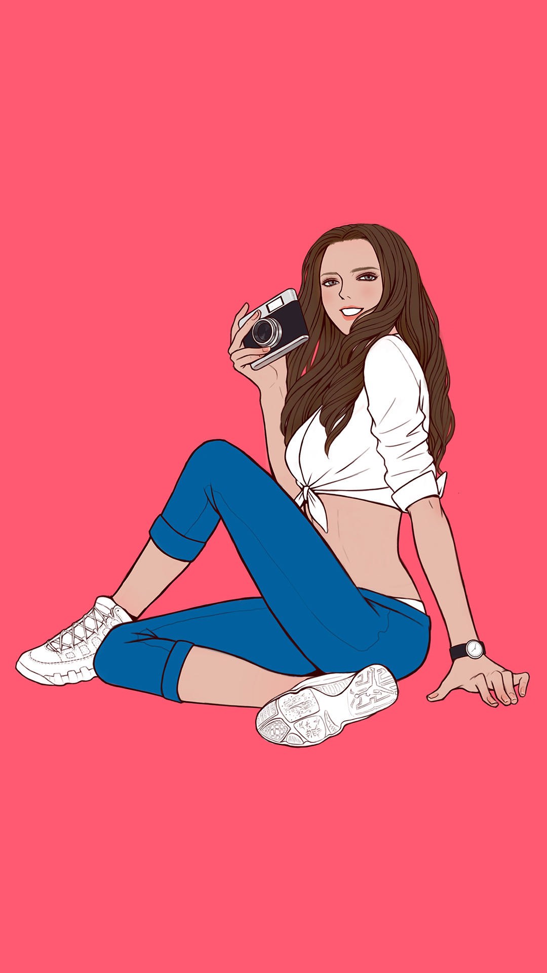 aj漫画女郎壁纸,要的自取.