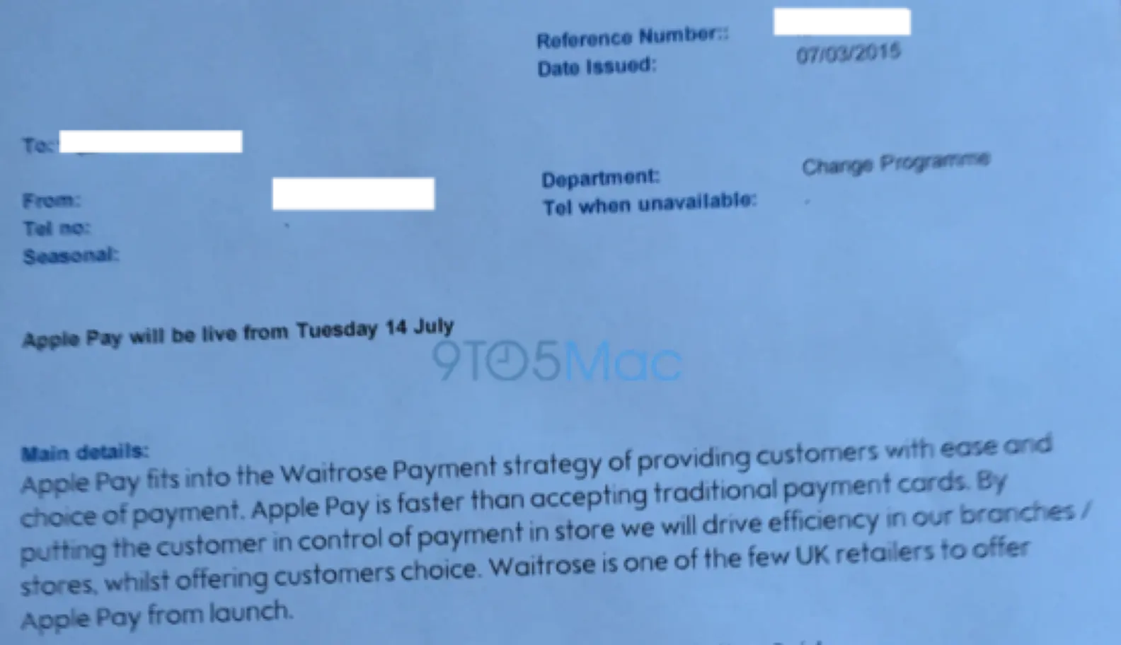 apple pay 7月14日英国上线 每笔交易20英镑封顶
